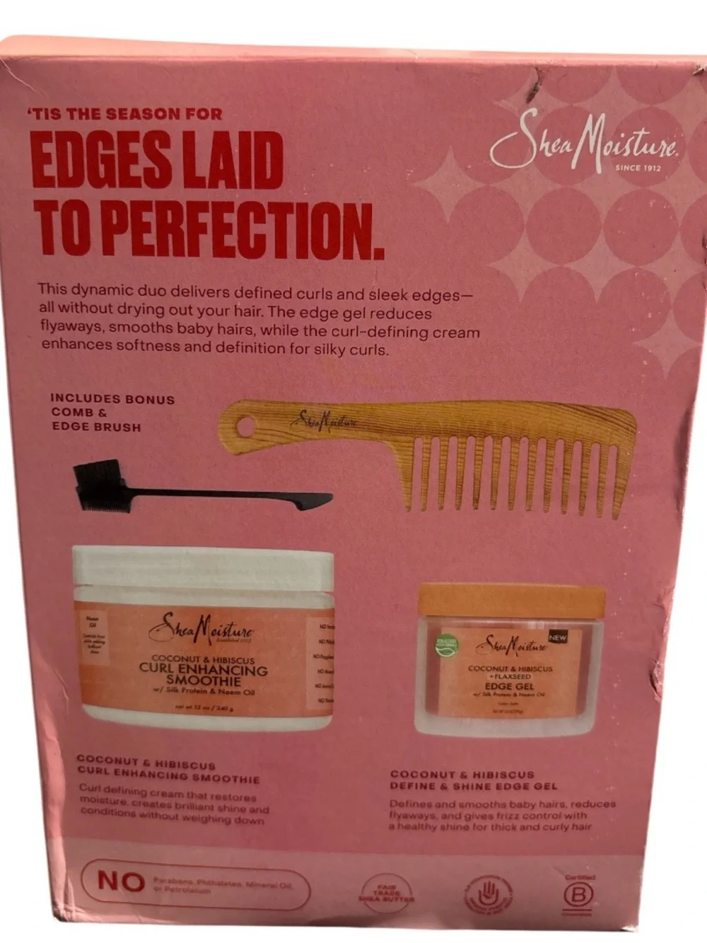 Flawless Edge Shea Moisture Gift Set